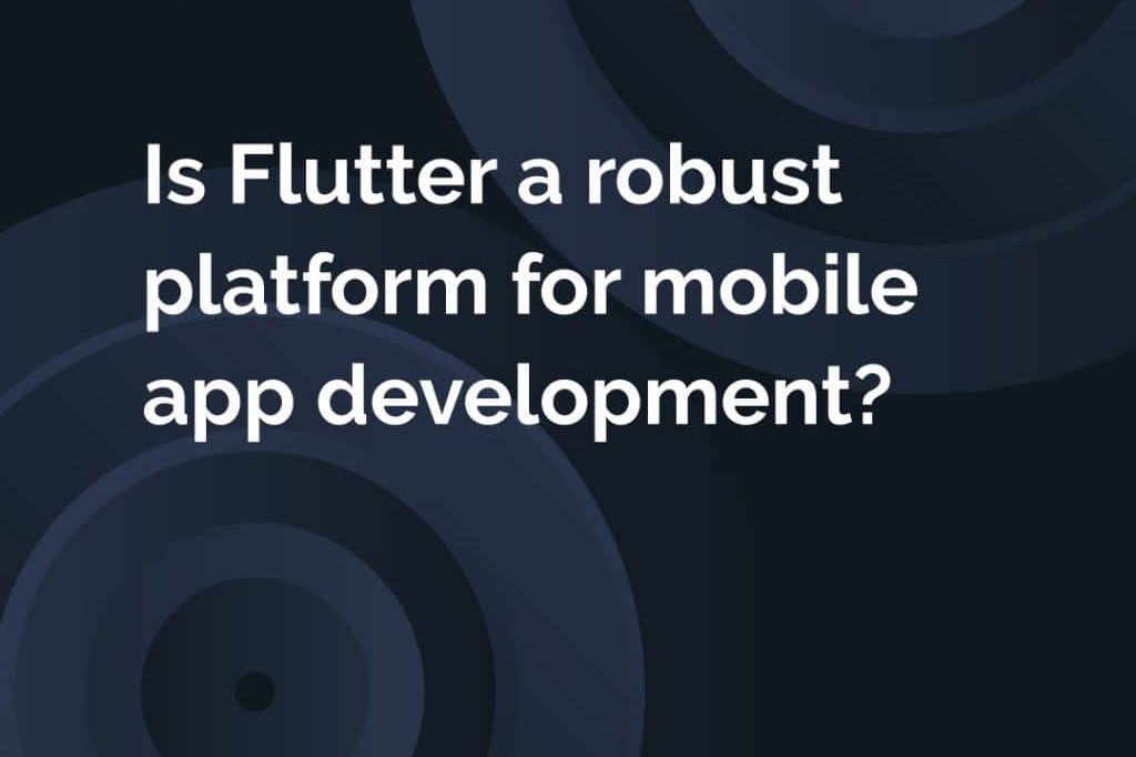 using flutter