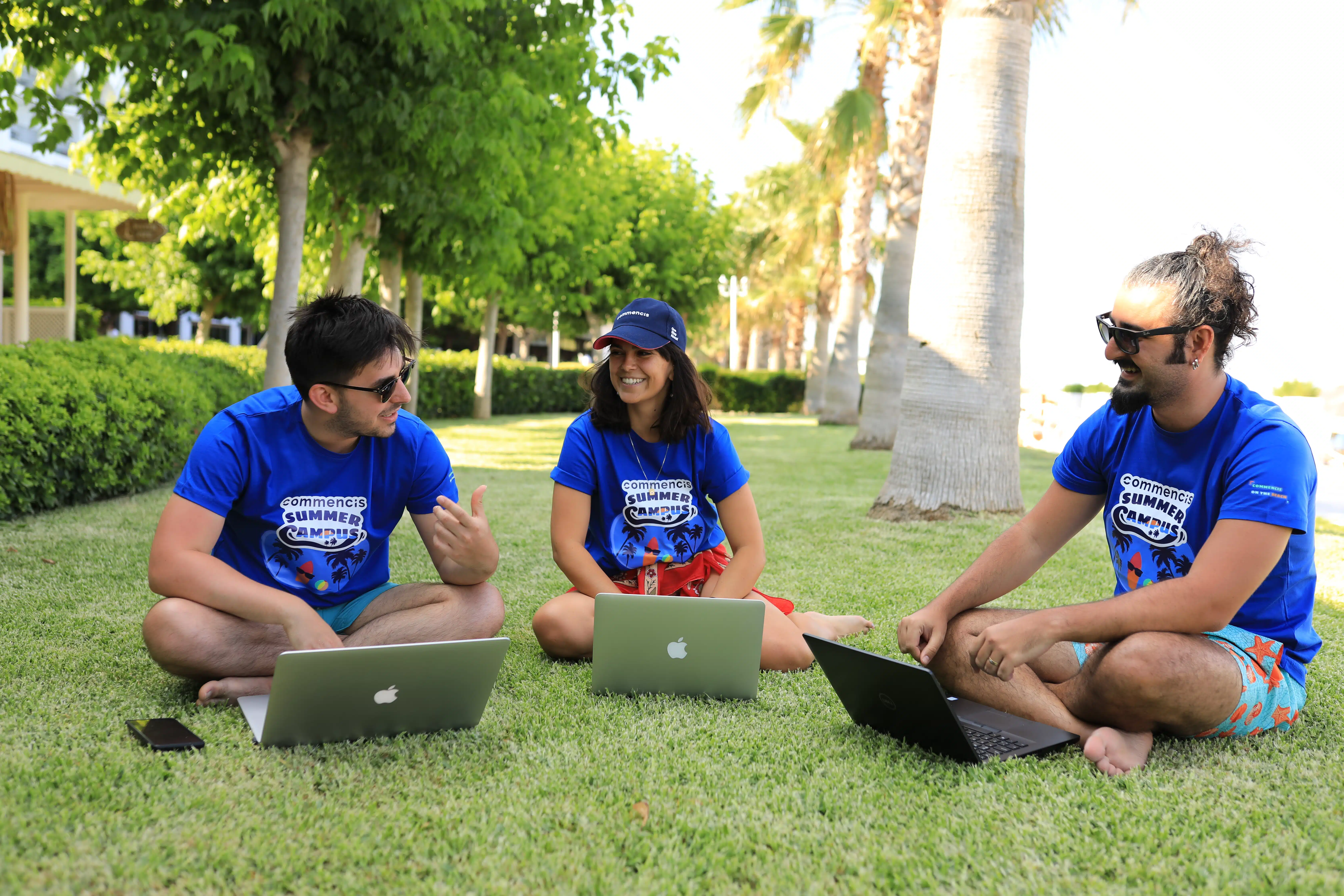 Commencis Summer Campus team working outdoors