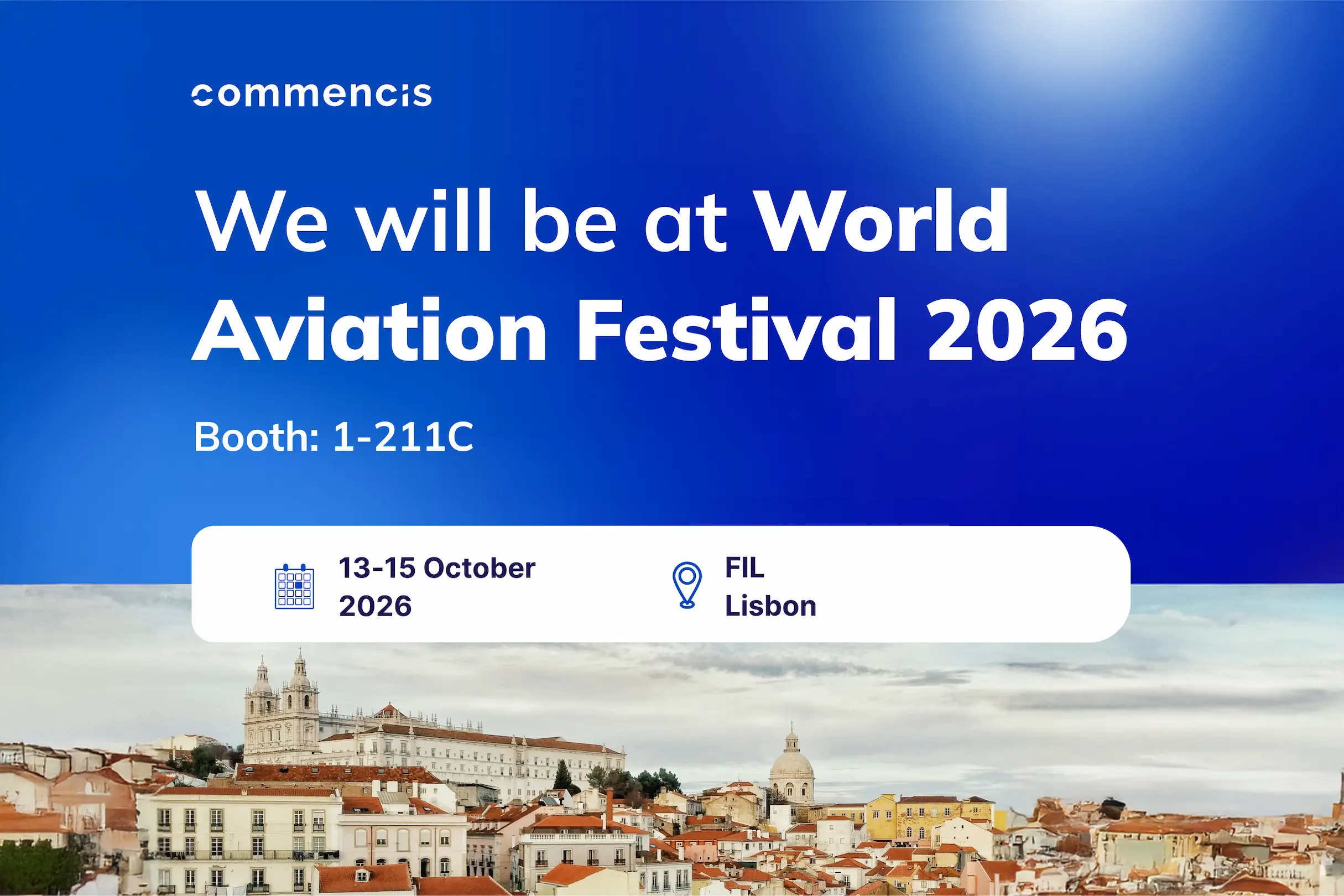 We will be at World Aviation Festival 2026